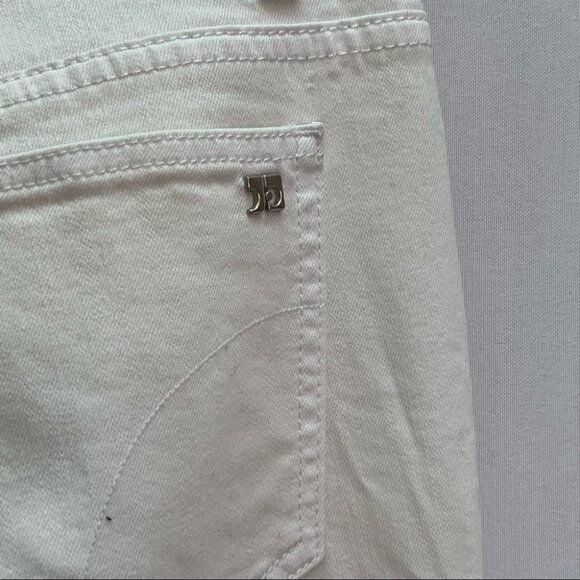 JOE'S Jeans Cropped White Straight Leg Jeans Size 26 - Picture 7 of 7